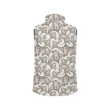 Stingray Pattern Print Design 05 Women's Padded Vest