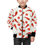 Chili pattern Kids' Boys' Girls' Bomber Jacket