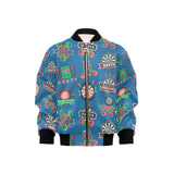 Darts Pattern Print Design 02 Kids' Boys' Girls' Bomber Jacket