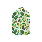 Avocado design pattern Women's Long Sleeve Polo Shirt