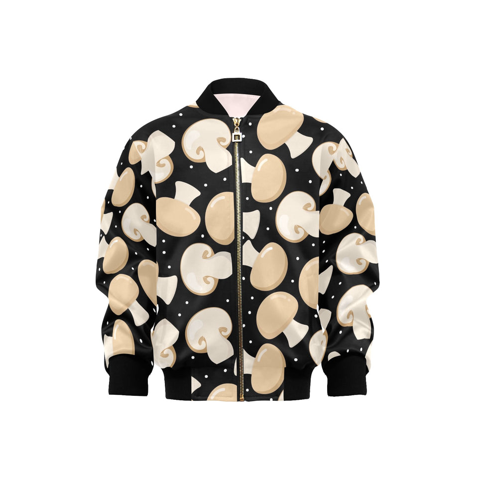 Champignon mushroom pattern Kids' Boys' Girls' Bomber Jacket