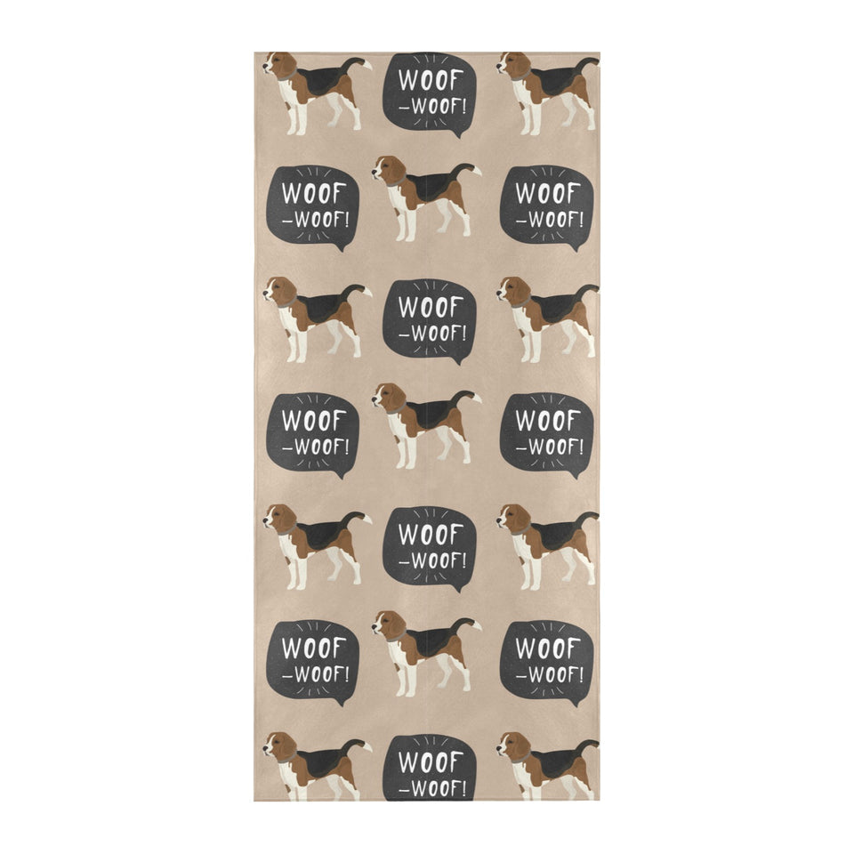 Beagle pattern Beach Towel