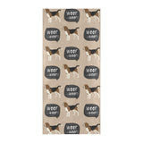 Beagle pattern Beach Towel