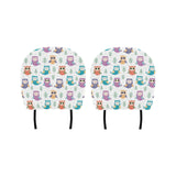 Cute owl pattern Car Headrest Cover