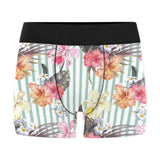 Colorful orchid flower pattern Men's All Over Print Boxer Briefs Men's Underwear