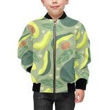 Avocado pattern Kids' Boys' Girls' Bomber Jacket