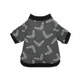 Hand drawn boomerang Australian aboriginal ornamen All Over Print Pet Dog Round Neck Fuzzy Shirt