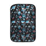 Skull flower roses leave pattern Car Seat Back Organizer