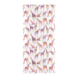 Giraffe Pattern Print Design 02 Beach Towel