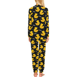 Duck Pattern Print Design 05 Women's All Over Print Pajama Set