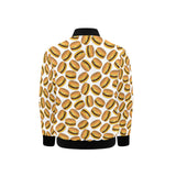 Hamburger Pattern Print Design 03 Kids' Boys' Girls' Bomber Jacket