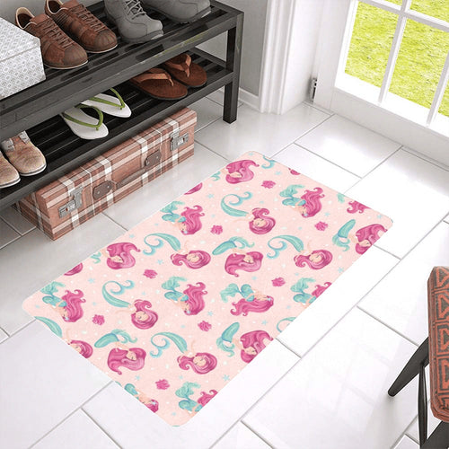 Cute little mermaid pattern Doormat