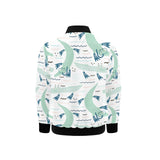 Crocodile diver pattern Kids' Boys' Girls' Bomber Jacket