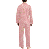 Bicycle Pattern Print Design 02 Men's Long Pajama Set