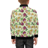 Paassion fruit pattern Kids' Boys' Girls' Bomber Jacket