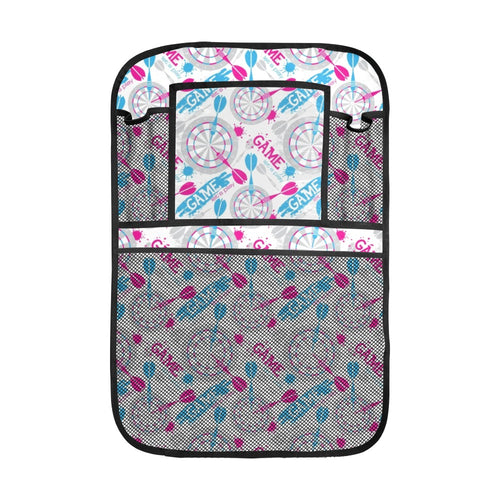 Darts Pattern Print Design 01 Car Seat Back Organizer
