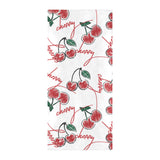 Hand drawn cherry pattern Beach Towel