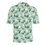 Pelican Pattern Print Design 01 Men's All Over Print Polo Shirt