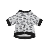 Sun Glasses Pattern Print Design 04 All Over Print Pet Dog Round Neck Fuzzy Shirt