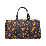 Halloween pattern Pumpkin background Travel Bag