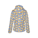 Guinea Pig Pattern Print Design 02 Women's Padded Hooded Jacket