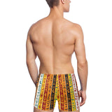 Egypt Hieroglyphics Pattern Print Design 01 Men's Swimming Trunks