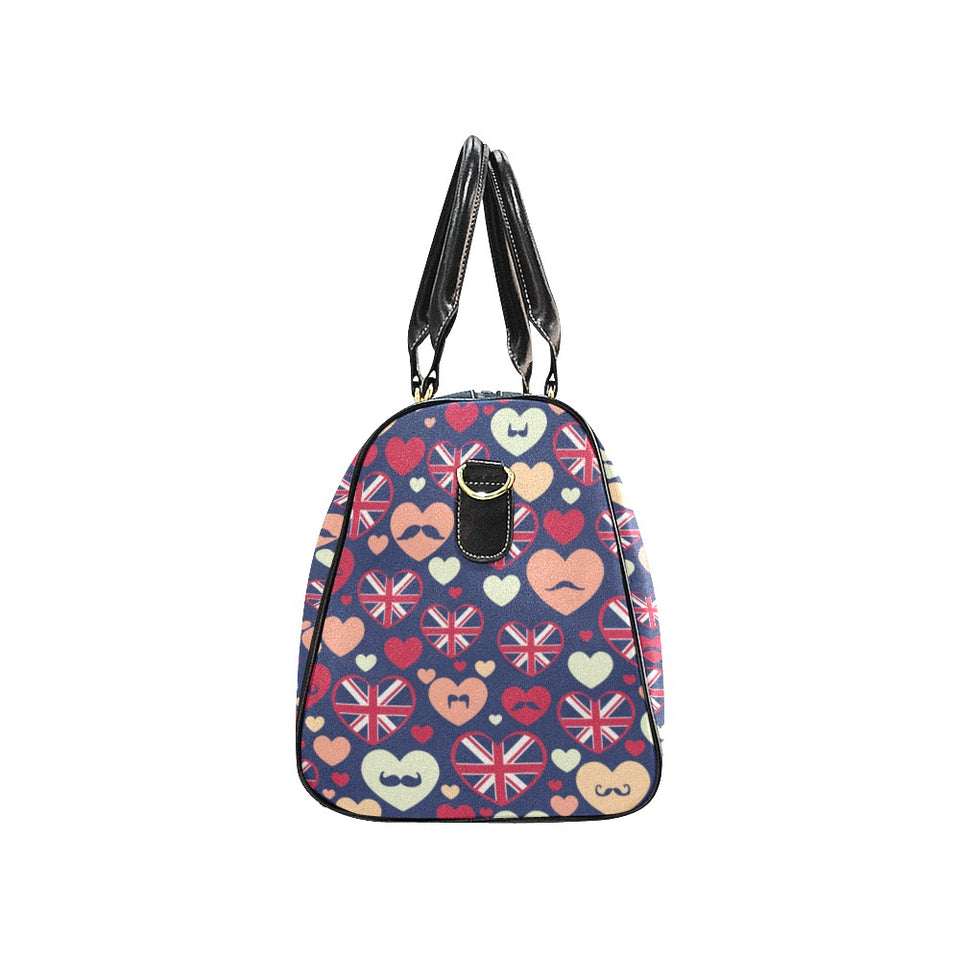 British Pattern Print Design 02 Travel Bag
