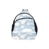 Cute polar bears Christmas decoration pattern All Over Print Chest Bag