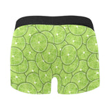 Slices of Lime pattern Men's All Over Print Boxer Briefs Men's Underwear