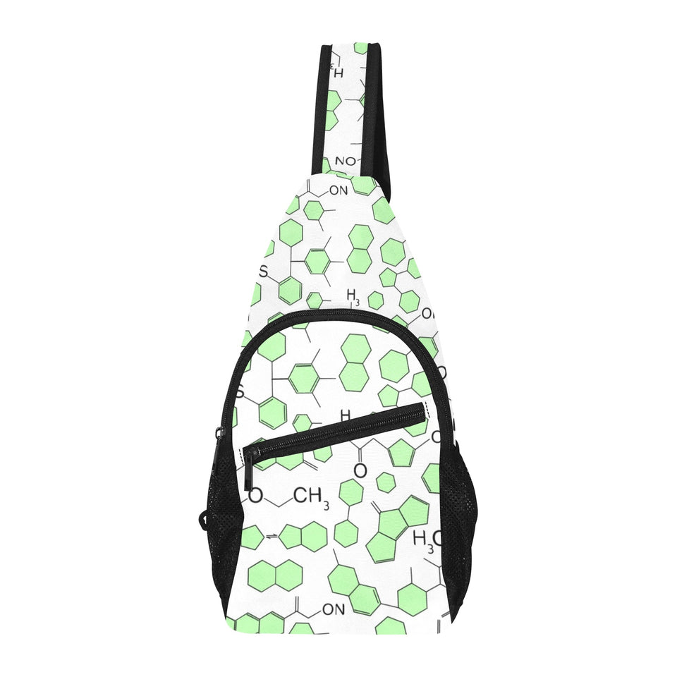 Chemistry Periodic Table Pattern Print Design 03 All Over Print Chest Bag