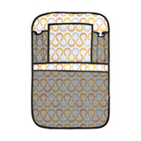 Horseshoes Pattern Print Design 03 Car Seat Back Organizer