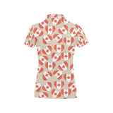 Canada Pattern Print Design 01 Women's All Over Print Polo Shirt