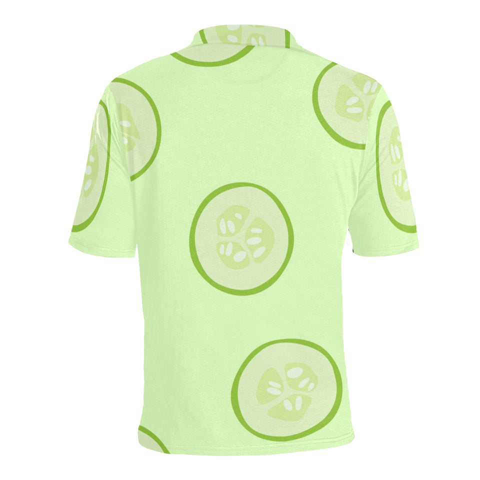 Cucumber pattern Men's All Over Print Polo Shirt