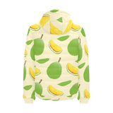 Durian pattern Men's Padded Hooded Jacket