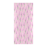 Lavender pattern pink background Beach Towel