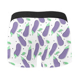 Eggplant Pattern Print Design 05 Men's All Over Print Boxer Briefs Men's Underwear