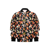 Goldfish Pattern Print Design 03 Kids' Boys' Girls' Bomber Jacket