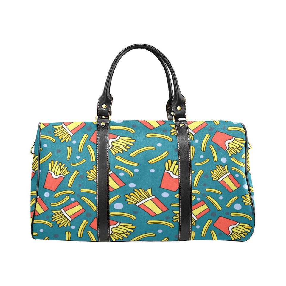 French fries red paper box pattern Travel Bag