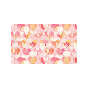 Hand drawn heart design pattern Doormat