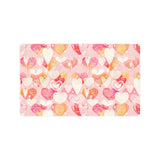 Hand drawn heart design pattern Doormat