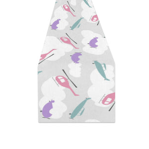 Helicopter plane pattern Table Runner