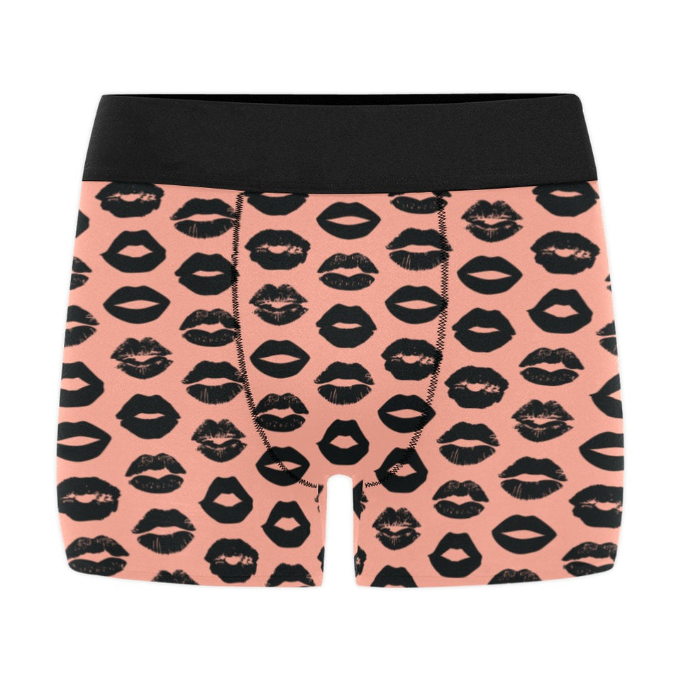 Lips Pattern Print Design 02 Men's All Over Print Boxer Briefs Men's Underwear