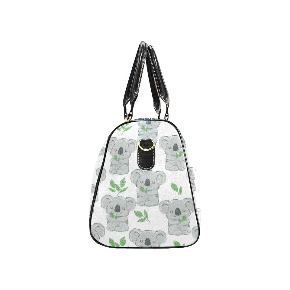 Hand drawn Koala leaves pattern Travel Bag