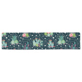 Cactus glass terrarium pattern Table Runner