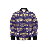 Beautiful japanese fan pattern Kids' Boys' Girls' Bomber Jacket