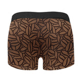coffee bean pattern Men's All Over Print Boxer Briefs Men's Underwear