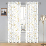 Christmas tree Christmas element Silver gold patte Gauze Curtain