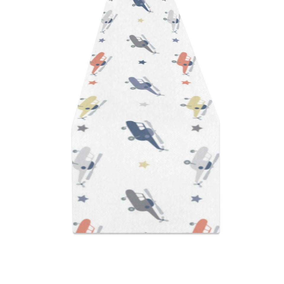 Cute helicopter star pattern Table Runner