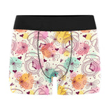 Clock butterfly pattern Men's All Over Print Boxer Briefs Men's Underwear