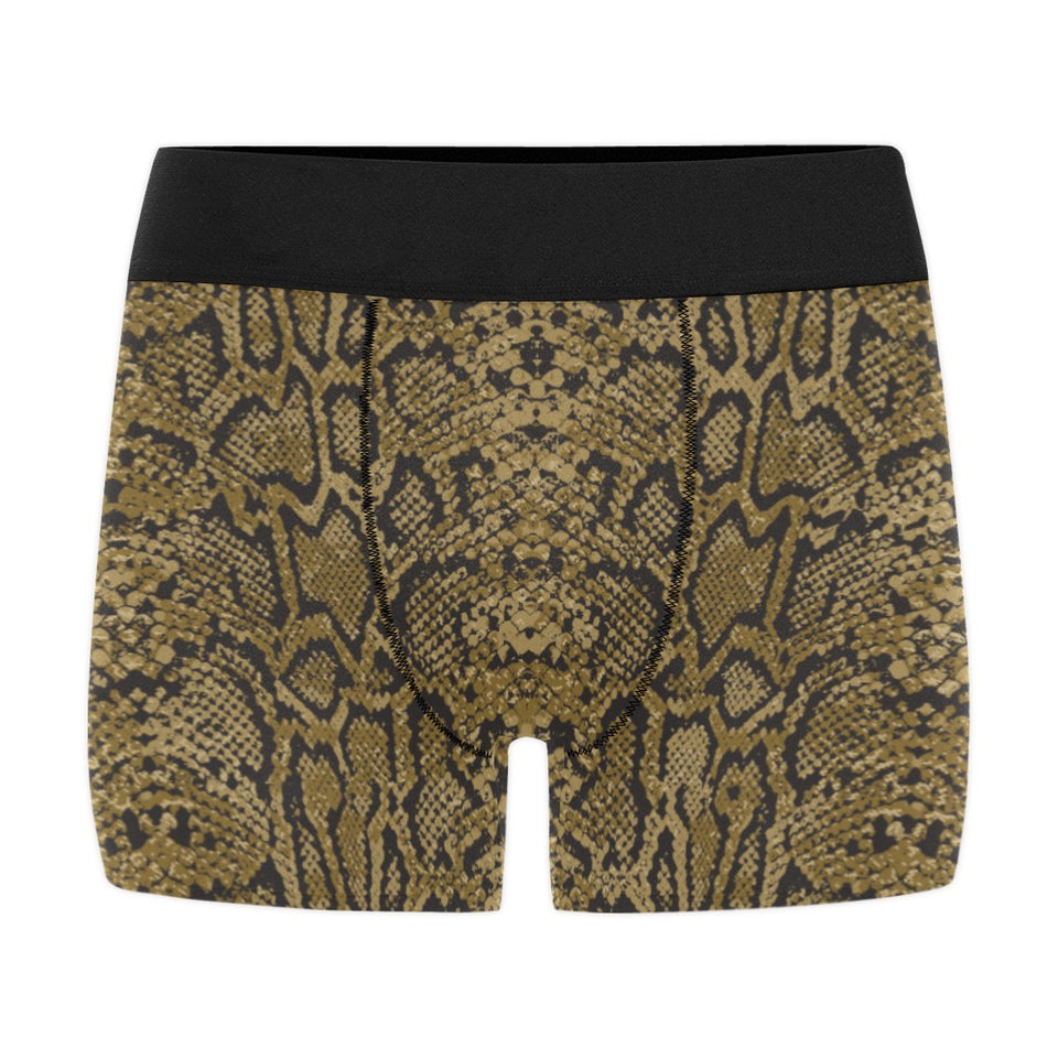 Snake skin pattern Men's All Over Print Boxer Briefs Men's Underwear